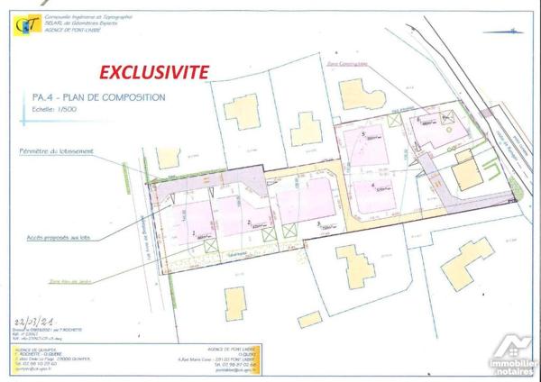 Terrains a Vendre à BRIEC, en Finistère Sud (29), en EXCLUSIVITE, au Coeur du Bourg, Rare sur l...