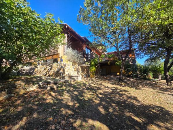 DURFORT (30170) A vendre Maison à ossature bois – 153 m² habitables environ sur 4000 m² de terrain et 189m² d'annexes.