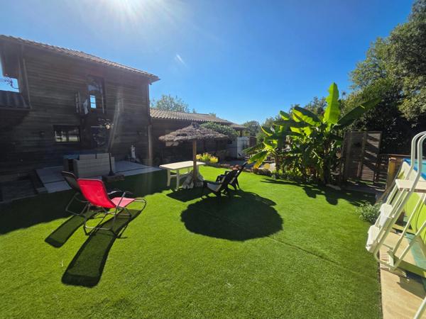 DURFORT (30170) A vendre Maison à ossature bois – 153 m² habitables environ sur 4000 m² de terrain et 189m² d'annexes.