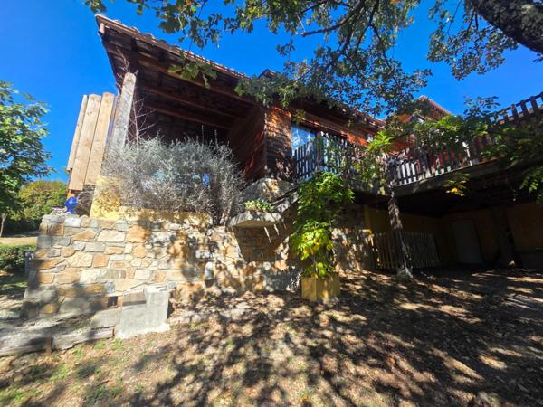 DURFORT (30170) A vendre Maison à ossature bois – 153 m² habitables environ sur 4000 m² de terrain et 189m² d'annexes.