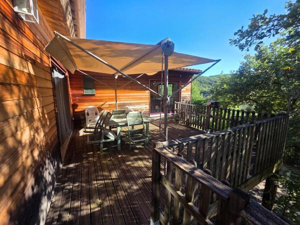 DURFORT (30170) A vendre Maison à ossature bois – 153 m² habitables environ sur 4000 m² de terrain et 189m² d'annexes.