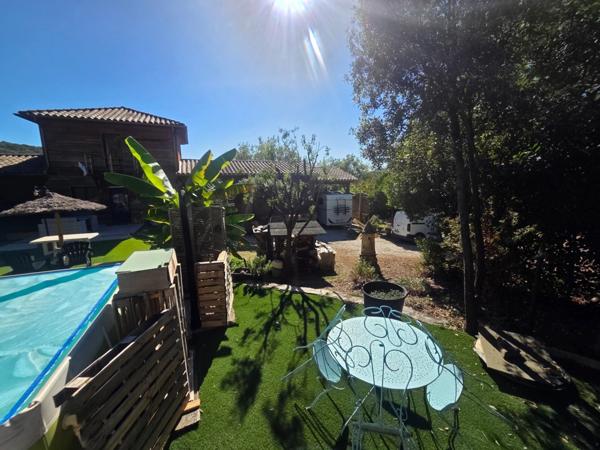 DURFORT (30170) A vendre Maison à ossature bois – 153 m² habitables environ sur 4000 m² de terrain et 189m² d'annexes.