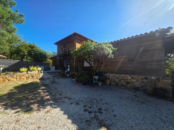 DURFORT (30170) A vendre Maison à ossature bois – 153 m² habitables environ sur 4000 m² de terrain et 189m² d'annexes.