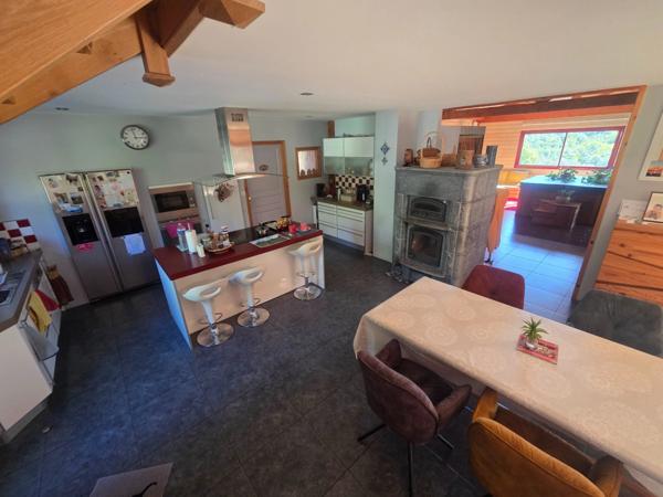 DURFORT (30170) A vendre Maison à ossature bois – 153 m² habitables environ sur 4000 m² de terrain et 189m² d'annexes.