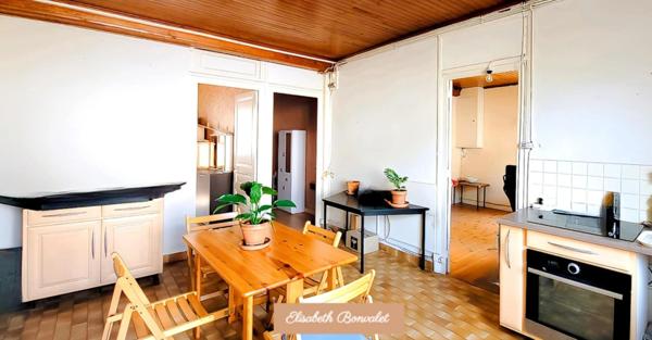 A vendre - Corps de ferme au charme rustique avec un fort potentiel de division - Saint-Laurent-De-Mûre