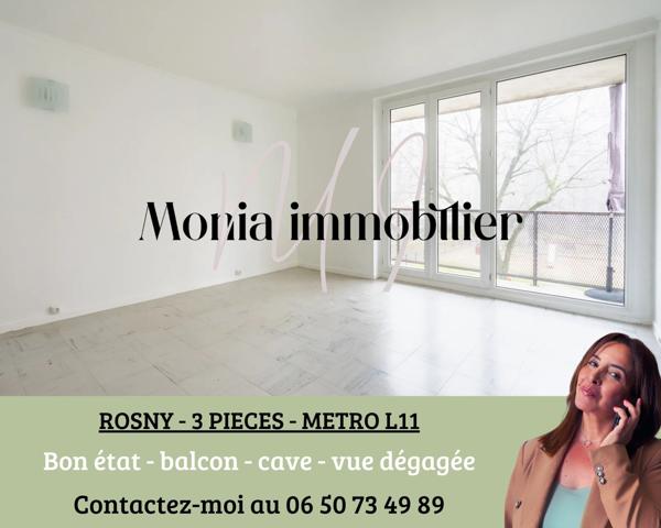 Appartement 3 pièces - 64 m² Exclusivité efficity