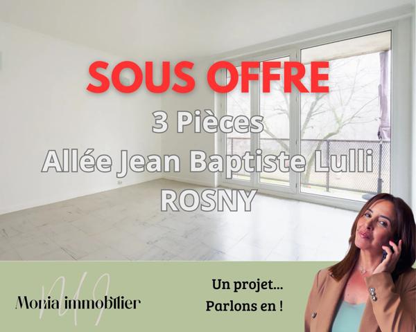 Appartement 3 pièces - 64 m² Exclusivité efficity