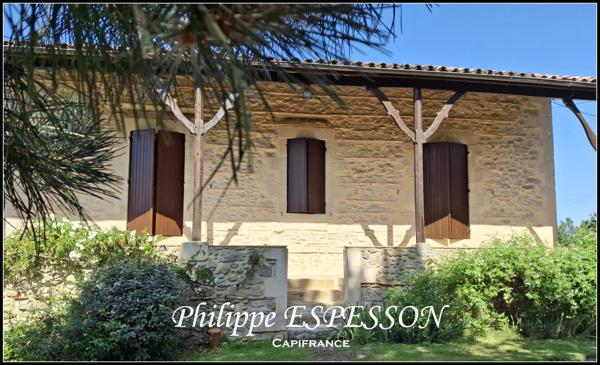 MAISON de CHARME – 207 m² – Parc de 8 840 m² – CAMPAGNE DE MARMANDE