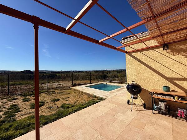 Maison NEUVE secteur CARCASSONNE - 4 CHAMBRES - JARDIN et PISCINE