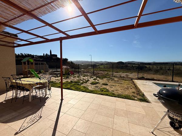 Maison NEUVE secteur CARCASSONNE - 4 CHAMBRES - JARDIN et PISCINE