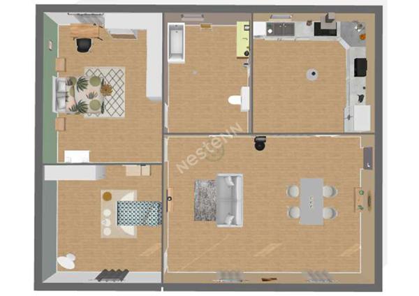 A vendre Appartement 2 chambres possibilité de 3 à Pont Rousseau - Rezé