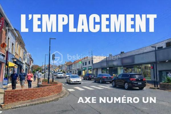C'est à NOEUX-LES-MINES ( rue Nationale ), que ce LOCAL COMMERCIAL ou PROFESSIONNEL VOUS ATTEND !
Il bénéficie de 2 ACCES, et d'un PARKING permettant l'aménagement de NOMBREUSES PLACES PRIVATIVES.
Cette ARTERE à DOUBLE-SENS et à TRES FORTE FREQUENTATION, prédispose à une PARFAITE VISIBILITE, et à VOTRE GRANDE REUSSITE COMMERCIALE.

Sa SURFACE en OPEN-SPACE d'env. 500 m2 ( 10 x 50 env. + CAVE + ETAGE ), saura PARFAIRE aux besoins de VOTRE ACTIVITE.
Il dispose de plusieurs vitrines, et de 2 ENTREES INDEPENDANTES.
D'autres ouvertures ( entrées ou vitrines ) peuvent très facilement être installées.
L'accès au parking privatif, se fait par la rue des Normands ( c'est très pratique pour votre clientèle ).

VOTRE ENSEIGNE ( 20 m2 ) SERA VISIBLE DU CARREFOUR ( 3 feux tricolores, 4 passages piétons )...C'EST LE MAXIMUM DE VISIBILITE !

Je vous laisse imaginer l'implantation de votre activité : CENTRE MEDICAL, SALLE DE SPORT, BUREAU de SERVICE à LA PERSONNE, VITRINE D'ENTREPRISE, BUREAU DE CONSEIL et de FORMATION, COMMERCE de PRODUITS BIO, de DESTOCKAGE, CONCESSIONNAIRE VELOS ( c'est très tendance ), SHOW-ROOM D'EXPOSITION, STOCKAGE de MATERIELS PROFESSIONNELS + SIEGE SOCIAL...MAIS C'EST VOUS QUI VOYEZ !

ASPECTS TECHNIQUES :
- L'IMMEUBLE est de STANDING
- C'est un OPEN-SPACE, aménageable aux besoins de votre activité.
- Il est en accessibilité NORMES PMR.
- Pour PARFAIRE à VOTRE LOGEMENT, une MAISON D'HABITATION ou de FONCTION ( 3 chambres, très confortable ), est aussi disponible à l'acquisition ( nous consulter ).

NOTIONS ECONOMIQUES :
- ACQUISITION 216000 honoraires inclus.
- Si financement avec frais de notaire sur 20 ans, c'est seulement 1400 /mois + le budget de vos travaux d'agencement.
- Selon votre activité, une enveloppe complémentaire sera nécessaire, pour l'aménagement des extérieurs.
- La maison d'habitation en OPTION est à seulement 214000 euros honoraires inclus.
- TAXE FONCIERE environ 4900 euros.

De part son EMPLACEMENT, sa VISIBILITE, son PARKING, sa JUSTE TARIFICATION...Je vous confirme, que ce LOCAL PROFESSIONNEL ou COMMERCIAL est une VALEUR SÛRE !

Comme vous cherchez le BON EMPLACEMENT, je sais que vous allez m'appeler...Gilles O6 3O 89 OO O8 LE DENICHEUR de BONNES AFFAIRES !

Les propriétaires vendent pour cause de DEPART à la RETRAITE, et de l'arrêt définitif de leur activité.

Je vous invite à visiter mon site : BSK gilles fourrier ( à consommer sans modération )

Pour des acquéreurs potentiels, nous sommes en recherche de biens immobiliers à vendre sur l'ensemble des Hauts de France !
N'hésitez pas à nous consulter pour la vente d'une maison, d'un appartement, d'un immeuble, d'un fonds de commerce...Nous pourrons vous OFFRIR votre AVIS DE VALEUR, et vous présenter les particularités de nos actions commerciales, qui transforment nos ventes en de très belles réussites immobilières.