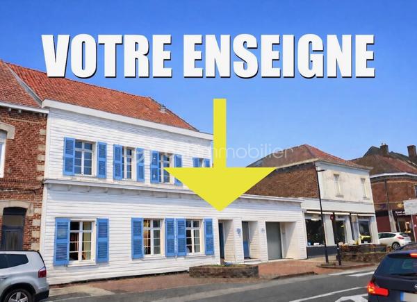 C'est à NOEUX-LES-MINES ( rue Nationale ), que ce LOCAL COMMERCIAL ou PROFESSIONNEL VOUS ATTEND !
Il bénéficie de 2 ACCES, et d'un PARKING permettant l'aménagement de NOMBREUSES PLACES PRIVATIVES.
Cette ARTERE à DOUBLE-SENS et à TRES FORTE FREQUENTATION, prédispose à une PARFAITE VISIBILITE, et à VOTRE GRANDE REUSSITE COMMERCIALE.

Sa SURFACE en OPEN-SPACE d'env. 500 m2 ( 10 x 50 env. + CAVE + ETAGE ), saura PARFAIRE aux besoins de VOTRE ACTIVITE.
Il dispose de plusieurs vitrines, et de 2 ENTREES INDEPENDANTES.
D'autres ouvertures ( entrées ou vitrines ) peuvent très facilement être installées.
L'accès au parking privatif, se fait par la rue des Normands ( c'est très pratique pour votre clientèle ).

VOTRE ENSEIGNE ( 20 m2 ) SERA VISIBLE DU CARREFOUR ( 3 feux tricolores, 4 passages piétons )...C'EST LE MAXIMUM DE VISIBILITE !

Je vous laisse imaginer l'implantation de votre activité : CENTRE MEDICAL, SALLE DE SPORT, BUREAU de SERVICE à LA PERSONNE, VITRINE D'ENTREPRISE, BUREAU DE CONSEIL et de FORMATION, COMMERCE de PRODUITS BIO, de DESTOCKAGE, CONCESSIONNAIRE VELOS ( c'est très tendance ), SHOW-ROOM D'EXPOSITION, STOCKAGE de MATERIELS PROFESSIONNELS + SIEGE SOCIAL...MAIS C'EST VOUS QUI VOYEZ !

ASPECTS TECHNIQUES :
- L'IMMEUBLE est de STANDING
- C'est un OPEN-SPACE, aménageable aux besoins de votre activité.
- Il est en accessibilité NORMES PMR.
- Pour PARFAIRE à VOTRE LOGEMENT, une MAISON D'HABITATION ou de FONCTION ( 3 chambres, très confortable ), est aussi disponible à l'acquisition ( nous consulter ).

NOTIONS ECONOMIQUES :
- ACQUISITION 216000 honoraires inclus.
- Si financement avec frais de notaire sur 20 ans, c'est seulement 1400 /mois + le budget de vos travaux d'agencement.
- Selon votre activité, une enveloppe complémentaire sera nécessaire, pour l'aménagement des extérieurs.
- La maison d'habitation en OPTION est à seulement 214000 euros honoraires inclus.
- TAXE FONCIERE environ 4900 euros.

De part son EMPLACEMENT, sa VISIBILITE, son PARKING, sa JUSTE TARIFICATION...Je vous confirme, que ce LOCAL PROFESSIONNEL ou COMMERCIAL est une VALEUR SÛRE !

Comme vous cherchez le BON EMPLACEMENT, je sais que vous allez m'appeler...Gilles O6 3O 89 OO O8 LE DENICHEUR de BONNES AFFAIRES !

Les propriétaires vendent pour cause de DEPART à la RETRAITE, et de l'arrêt définitif de leur activité.

Je vous invite à visiter mon site : BSK gilles fourrier ( à consommer sans modération )

Pour des acquéreurs potentiels, nous sommes en recherche de biens immobiliers à vendre sur l'ensemble des Hauts de France !
N'hésitez pas à nous consulter pour la vente d'une maison, d'un appartement, d'un immeuble, d'un fonds de commerce...Nous pourrons vous OFFRIR votre AVIS DE VALEUR, et vous présenter les particularités de nos actions commerciales, qui transforment nos ventes en de très belles réussites immobilières.