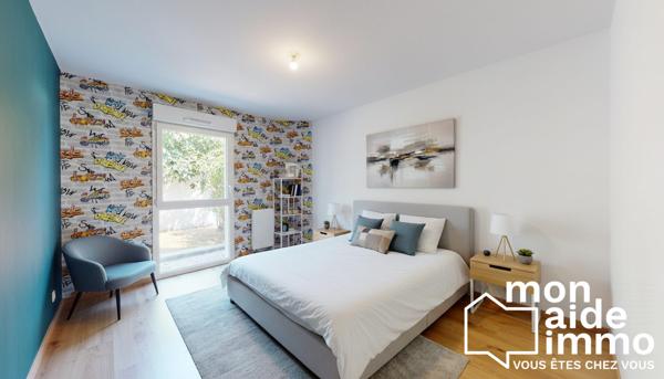 Appartement T3 avec jardin privatif et 2 parkings - PESSAC Alouette