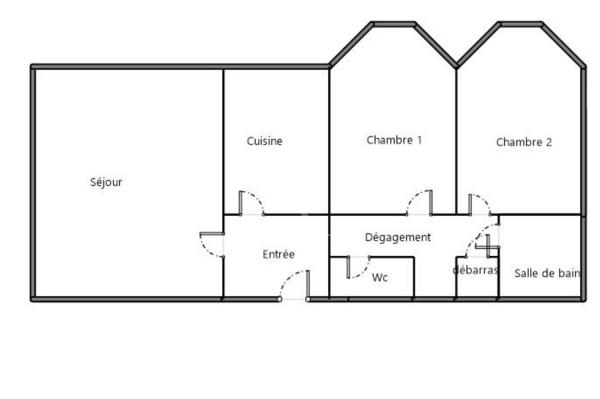 PUTEAUX / QUARTIER PRESSENSE - RIVES DE SEINE Appartement 3 pièces 73m² DERNIER ETAGE avec cave et parking