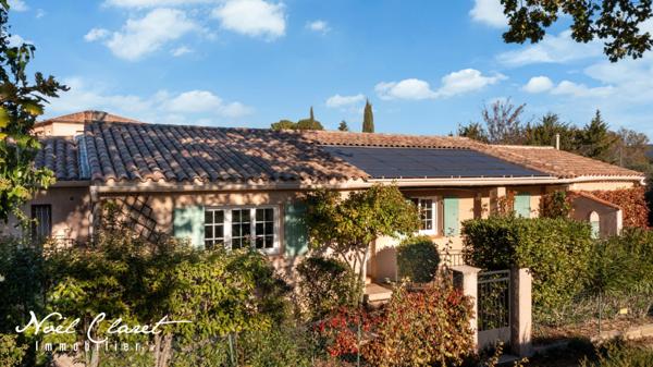 FLAYOSC – Villa de plain-pied 130 m² – Calme, commodités à pied