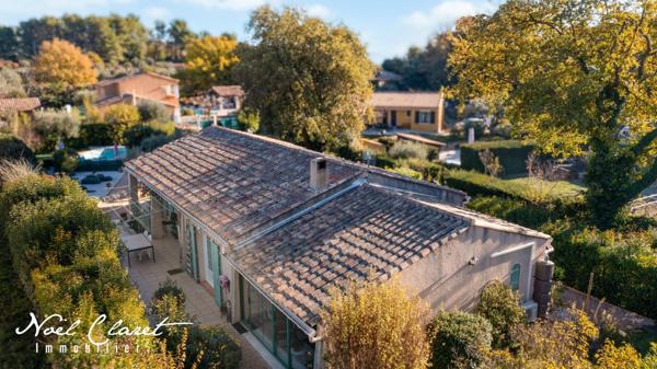 FLAYOSC – Villa de plain-pied 130 m² – Calme, commodités à pied