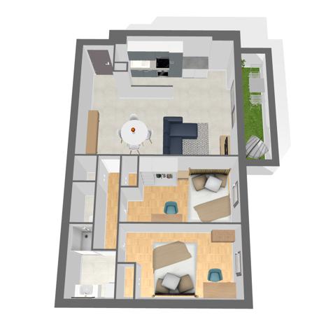 Appartement
         3 pièces
        - 57 m² Exclusivité 139 500 € *