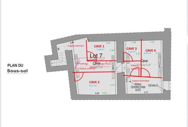 Parking / Box à vendre 4 pièces de 50 m²