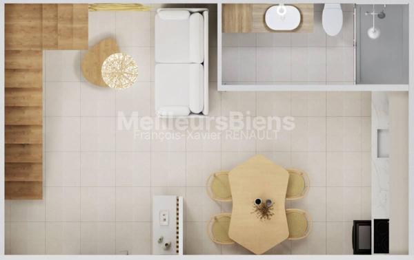 maison Duplex T2 + Jardin 93 m2 + 2 places de parking