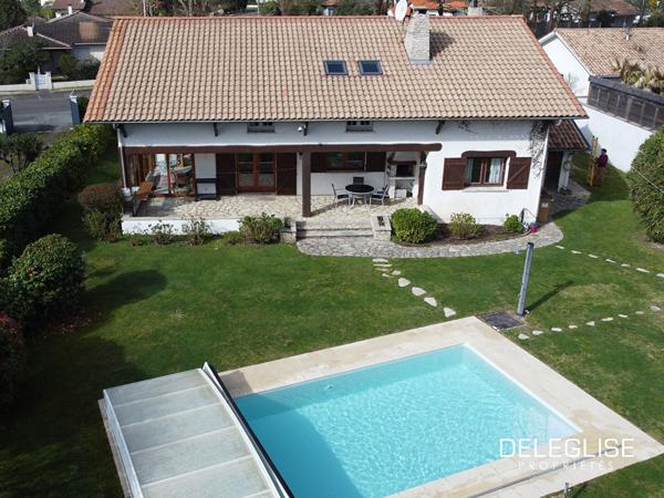 Ref. 3206 : Villa Basco-Landaise avec piscine à Vendre – Gujan Mestras