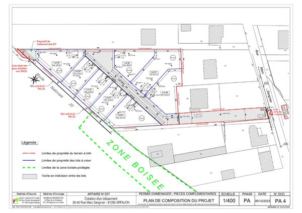 TERRAIN À BÂTIR - ARPAJON 91290 - 216 M² - LOT N°2
