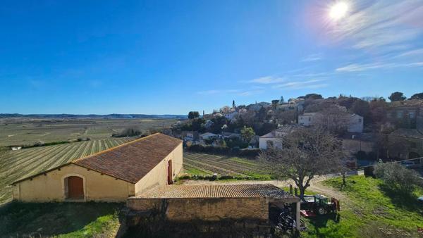 Maison de village, Terrasse, Cave, Vue campagne