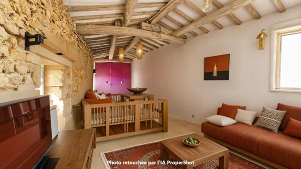 Maison de village, Terrasse, Cave, Vue campagne