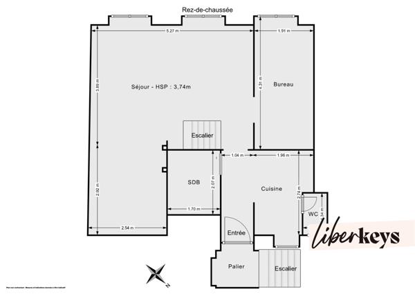 Bel appartement T3 de 75 m² - Cœur Croix-Rousse