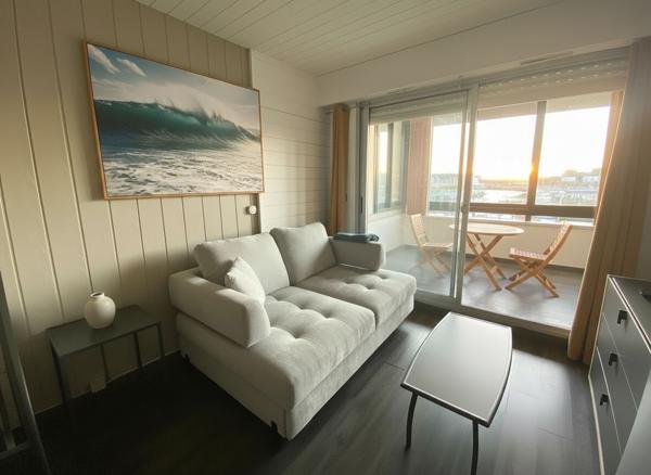 Appartement avec vue dégagée sur le port de Capbreton 