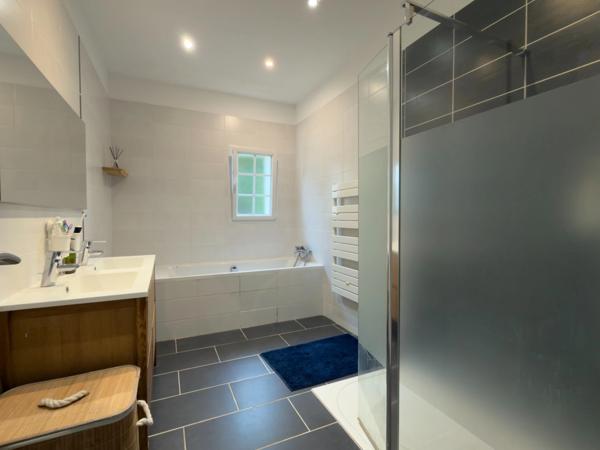 CHOUZE SUR LOIRE, Maison tuffeau 4 chambres avec vie de plain-pied sur jardin arboré clos.