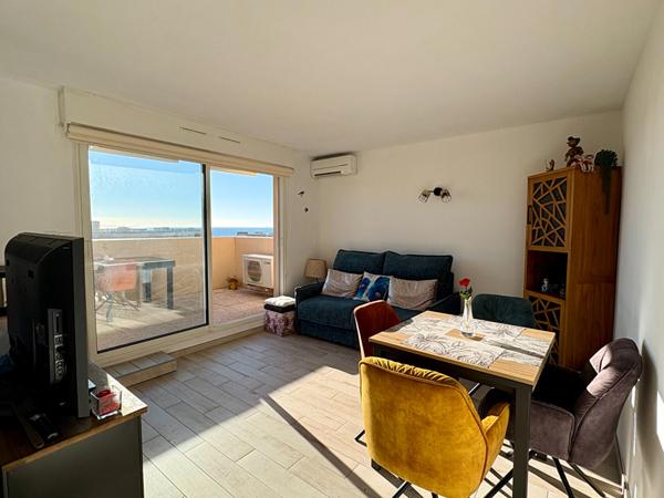 Appartement Sete 2 pièces 37,43 m² terrasse et garage