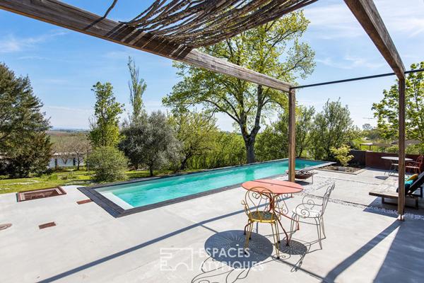 Villa entre lumière et panorama apaisant
