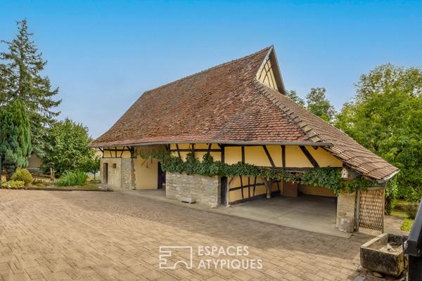 Maison alsacienne de caractère avec grange et vaste terrain