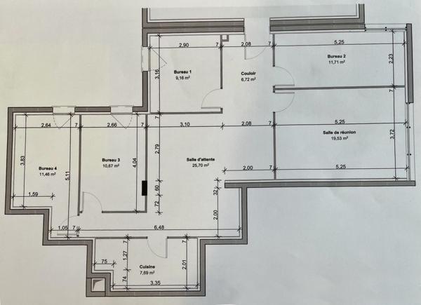 AIX LES BAINS - BUREAUX 102 m²