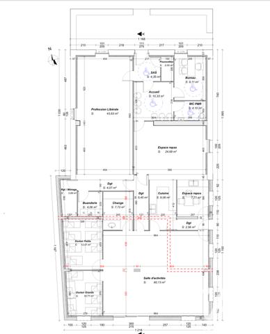 Immeuble à vendre 400 m² Toulenne