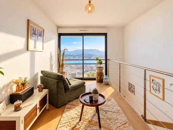 Ajaccio, appartement contemporain avec vue mer