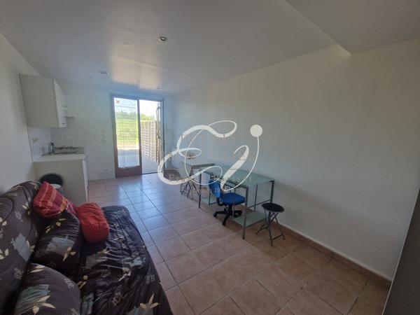 LOCATION ECULLY 69130 STUDIO MEUBLE TERRASSE PARKING PROCHE TRANSPORTS
