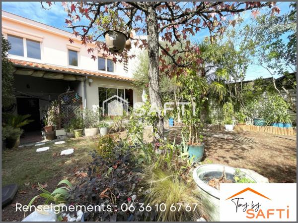 Maison 4 chambres dotée d'un jardin sans vis à vis