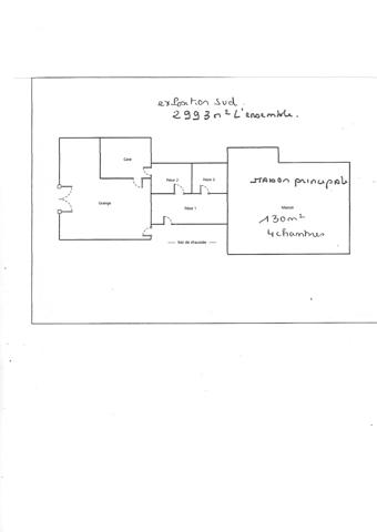 Maison 130m2 avec grange sur 2900m2 de terrain