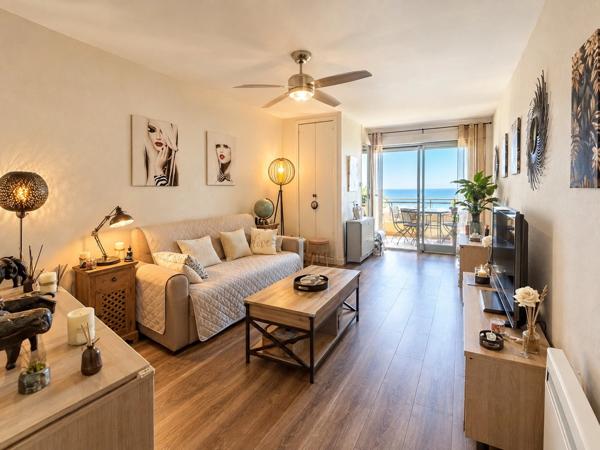EXCLUSIVITÉ | CANET-PLAGE SUD - T2 TRAVERSANT • TERRASSE • VUE MER • PARKING & CAVE