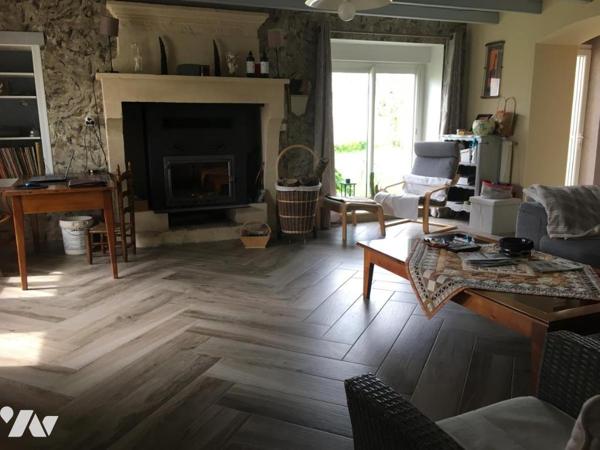 MAISON COUP DE COEUR SITUÉE A LA CAMPAGNE AVEC GARAGE, GRANGE, DEPENDANCES ET TERRAIN