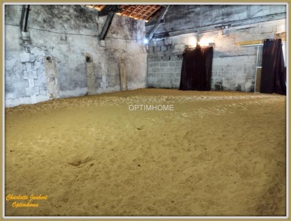 maison divisée en 2 habitations ( +possibilité boxes + rond de longe + terrain en +)