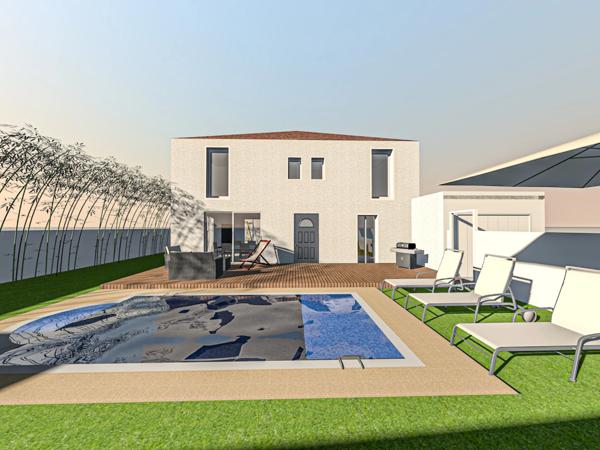 CLAPIERS (34830) – TERRAIN VIABILISE et PROJET DE CONSTRUCTION INCLUS