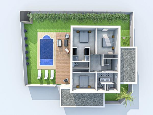 CLAPIERS (34830) – TERRAIN VIABILISE et PROJET DE CONSTRUCTION INCLUS