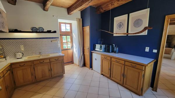 Maison de caractère avec gîte indépendant et piscine à 8 minutes de Villeneuve d'Aveyron Ols et rhinodes