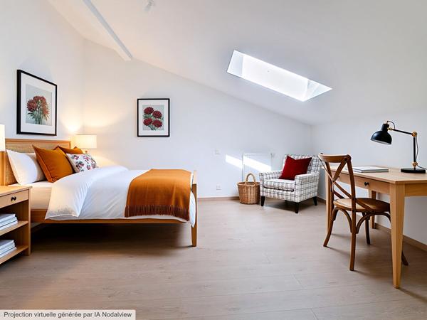 ATTIQUE Appartement T4 de 100.89 m2 avec vue montagnes.