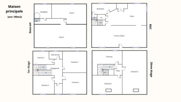Ensemble de 2 Maisons de bourg, entre Vannes et Redon