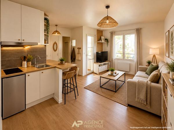 Appartement - 1 pièces - 25 m2 - Balcon - La Rochelle les Minimes - 150 000 € **  - Référence  JH765