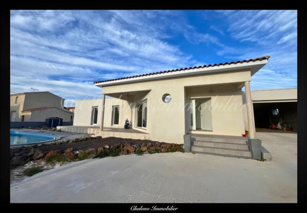 Agde (34300) DEPT 34. LE GRAU D'AGDE. VILLA PLAIN-PIED 3 CH. PISCINE, 2 TERRASSES ET GRAND GARAGE